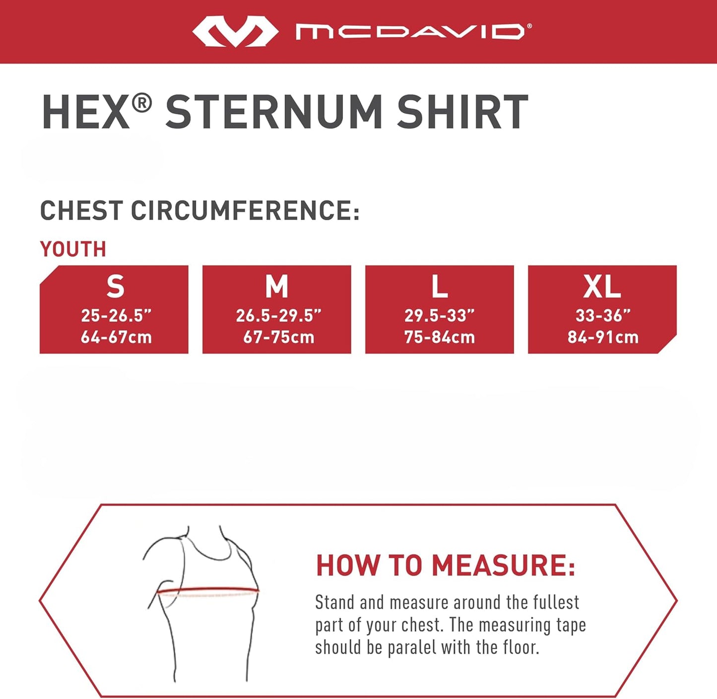 Youth Chest Protector for Baseball - HEX Padded Compression Shirt with Sternum Protection